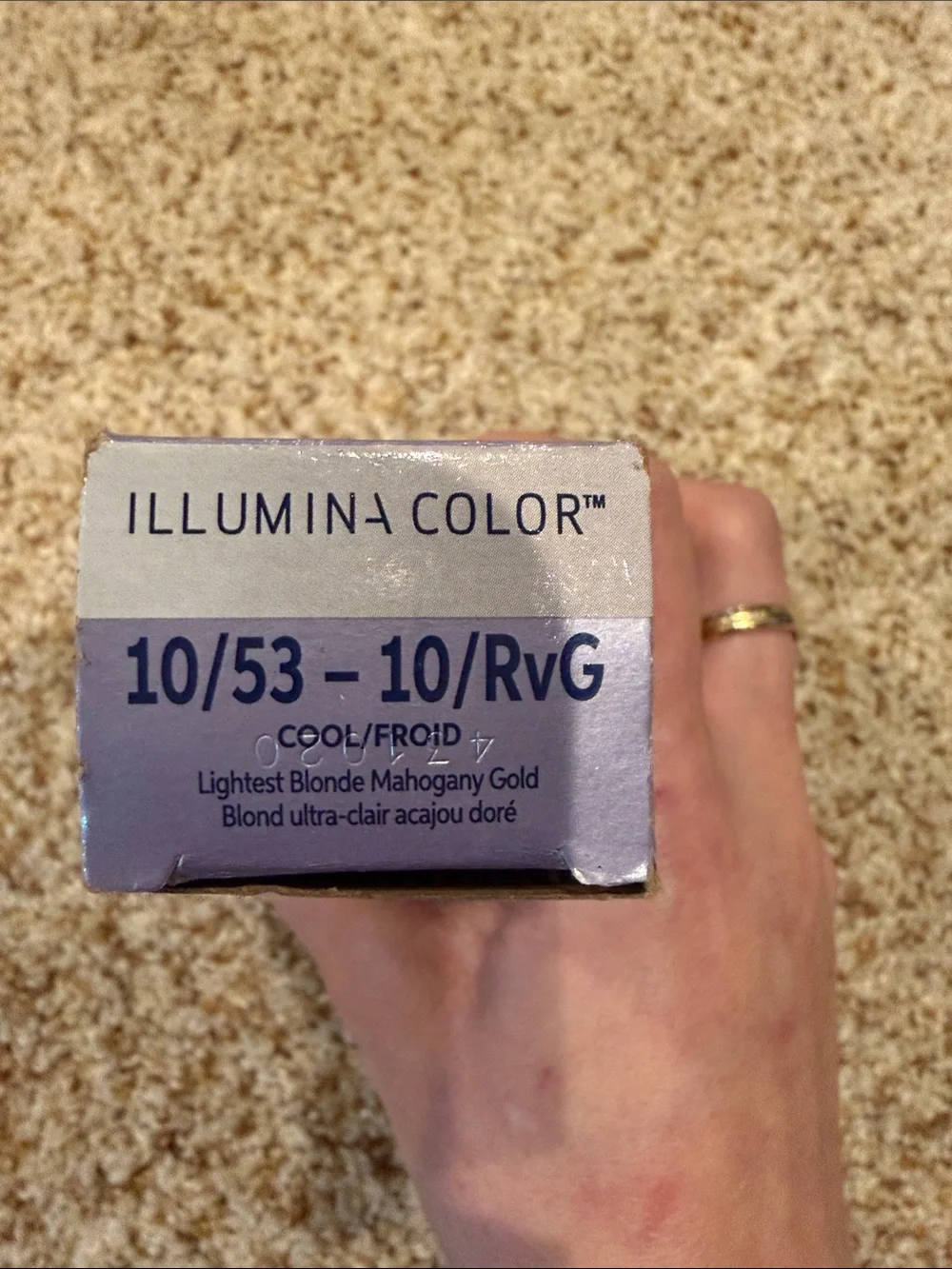 Illumina Color Hair Color 10/53-10/RvG new in box